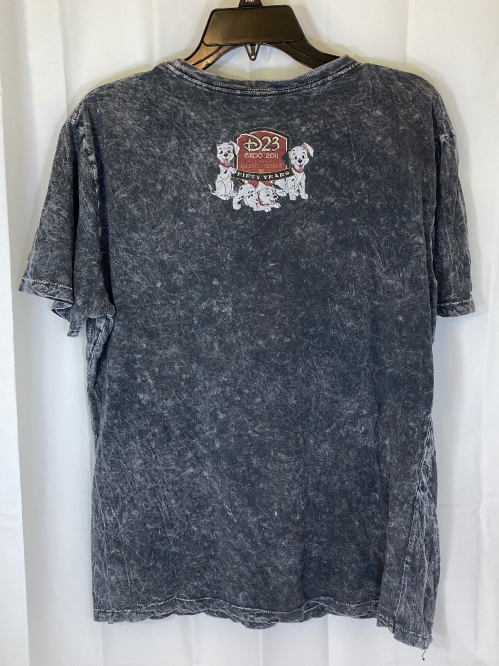 Disney 2011 D23 Expo Shirt Sz L 101 Dalmatians Unisex Shirt Gray Short Sleeve - Picture 10 of 15